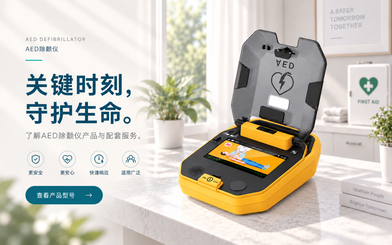 AED急救设备产品展示