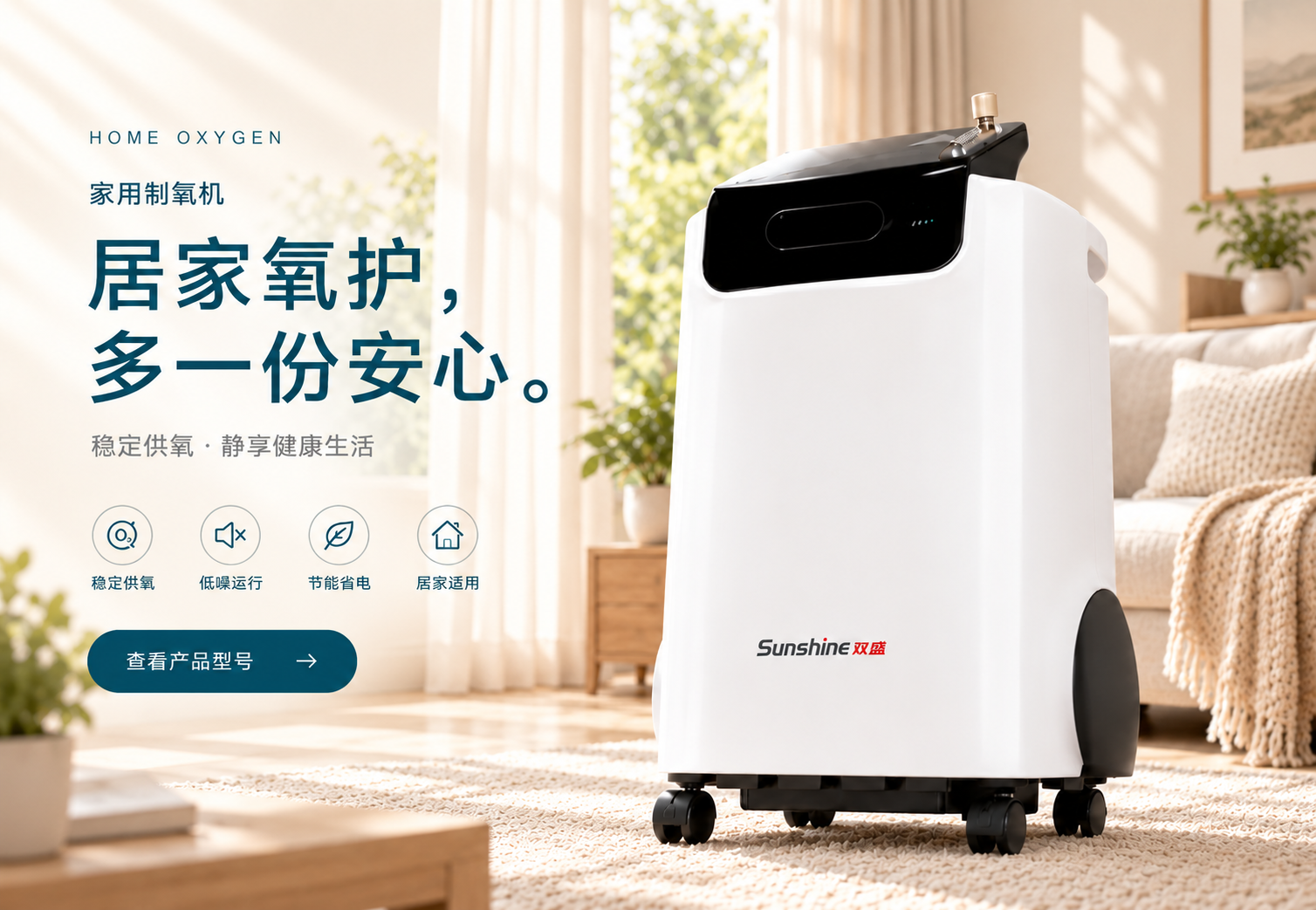 家庭氧疗设备产品展示