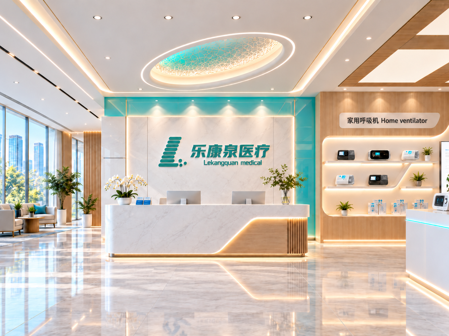 乐康泉医疗店铺设计展示图